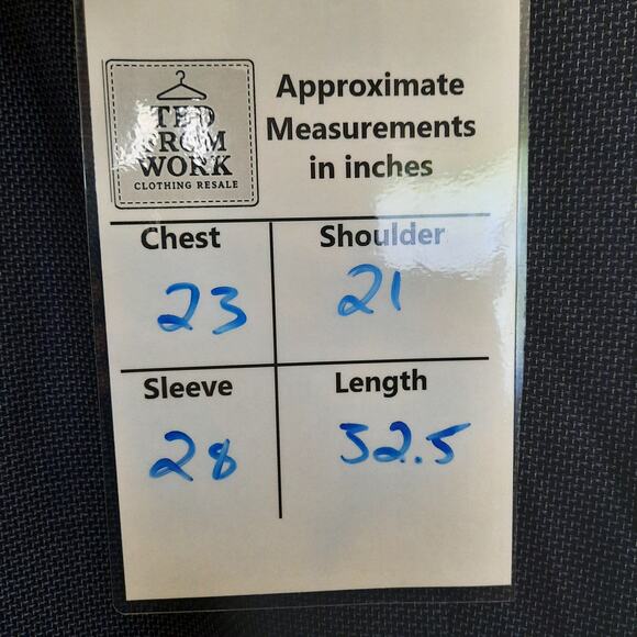 Joseph Abboud 46L Blazer Men Silk Wool Navy USA Nordstrom Union Made 2 Button - Picture 7 of 7